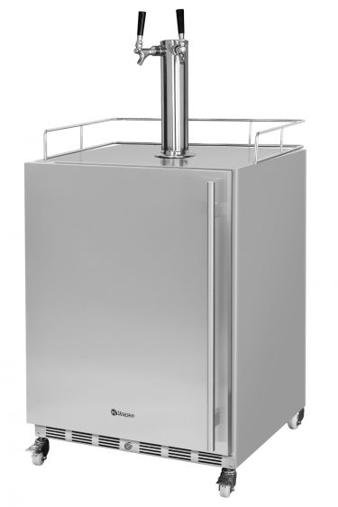 Kegco HBV24OSSL-2 outdoor homebrew kegerator