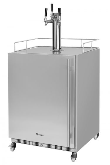 Kegco HBV24OSSL-3 outdoor homebrew kegerator