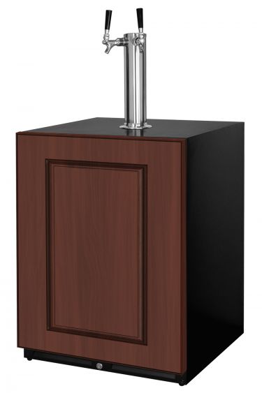 Kegco HBV24UPRL-2 panel ready homebrew kegerator