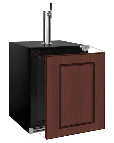 Kegco HBV24UPRR-1 homebrew panel ready kegerator
