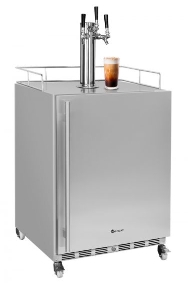 Kegco ICV24OSSR-3 iced coffee outdoor kegerator