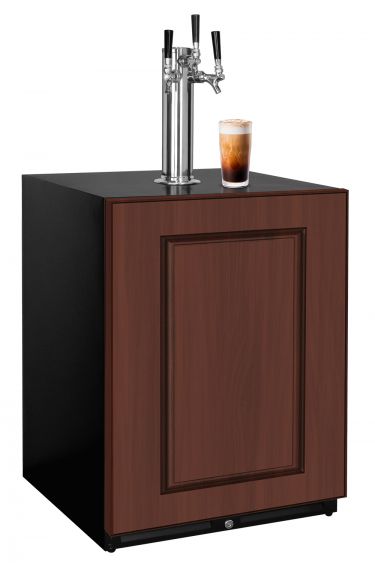 Kegco ICV24UPRR-3 panel ready iced coffee Kegerator