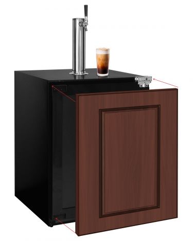 Kegco ICVSK-24PR1 panel ready iced coffee kegerator