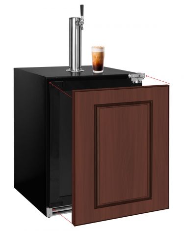 Kegco ICVSK-24PR1 panel ready iced coffee kegerator