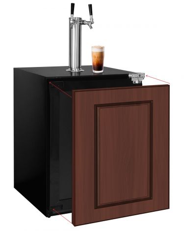 Kegco ICVSK-24PR2 panel ready iced coffee kegerator