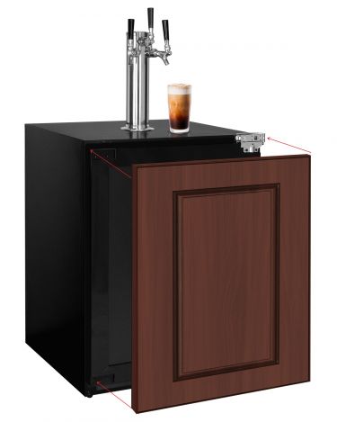 Kegco ICVSK-24PR3 panel ready iced coffee Kegerator