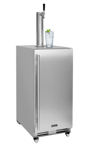Kegco VSK-15O-SSR 15 inch all stainless steel outdoor kegerator