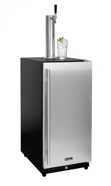 Kegco VSK-15U-BSR 15 inch all stainless steel outdoor kegerator