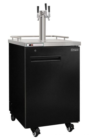 Kegco TCK-1BF-3 24 inch wide triple tap kegerator