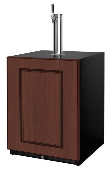 Kegco V24UPRL-1 panel ready built-in kegerator