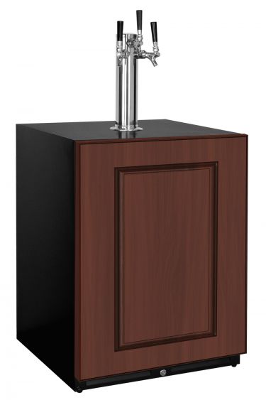 Kegco V24UPRR-3 triple tap 24 inch built-in panel ready kegerator