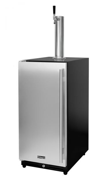 Kegco VSK-15U-BSL 15 inch all stainless steel outdoor kegerator