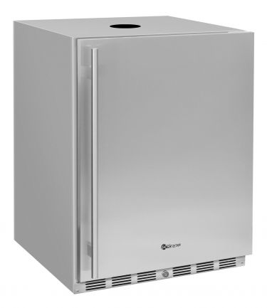 Kegco VSK-24O-SSL left hinge outdoor stainless steel kegerator cabinet only