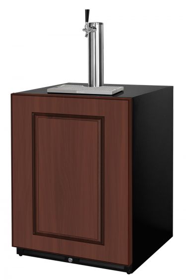 Kegco V24UPRL-1 panel ready built-in kegerator