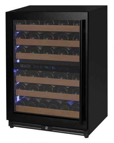 Allavino Reserva VSW5134D-2BL black metal undercounter wine refrigerator