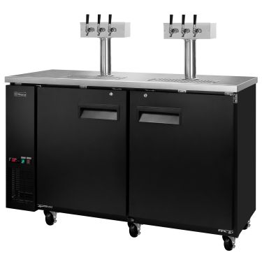 Kegco two tower six faucet keg kegerators